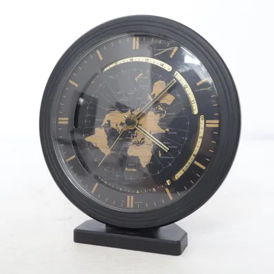 Bordsklocka (Weltzeituhr, vintage ) från Kundo