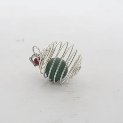 Hanger (Zilver, Groen) van Kristallrummet Onbekend materiaal