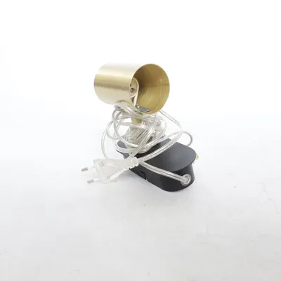Vägglampa (Guldfärgad, Svart, Transparent)