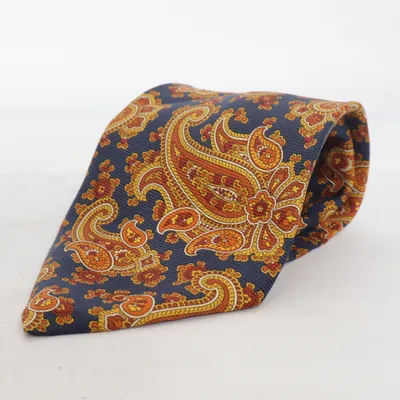 Krawatte (Blau, Orange, Mehrfarbig) von SØR Seide