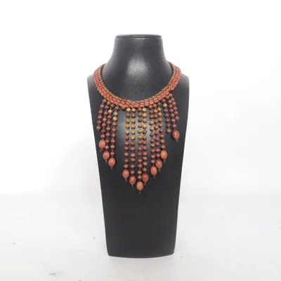 Collier (Marron, Multicolore) Métal inconnu