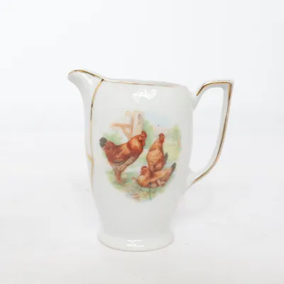 Gräddkanna (Vit, Flerfärgad) från Bavaria