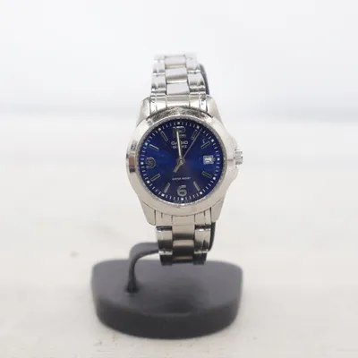 Armbandsur (Blå, Silverfärgad) från Casio