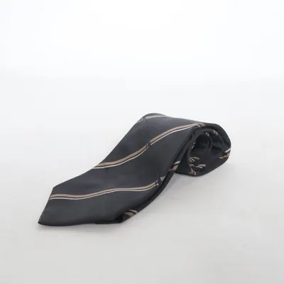 Cravate (Noir, Beige) de Carlo Palazzi Soie