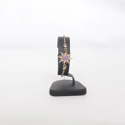 Bracelet (Gold, Purple) Unknown metal