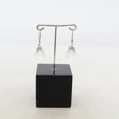 Øreringe (Transparent, Sølv) Ukendt metal