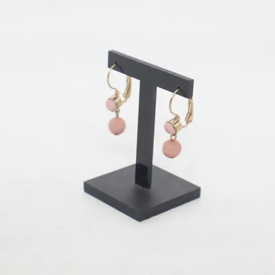 Boucles d'oreilles (Rose, Or) de Pieces Métal inconnu