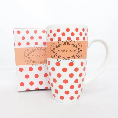 Mugg (Vit, Röd, Orange) från Mary Kay