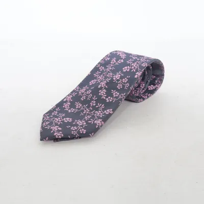 Tie (Gray, Pink) from TM Lewin Silk