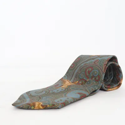 Krawatte (Blau, Grün, Braun) von Ascot
