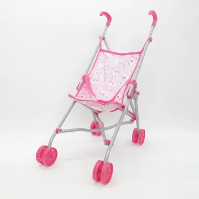 Dukkevogn (Pink, Flerfarvet) fra Little Me Polyester