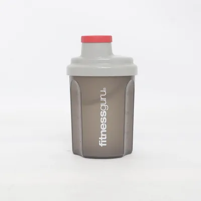 Protein shaker (Black, Gray) from Fitnessguru