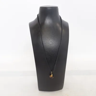 Necklace (Black, Brown) Leather