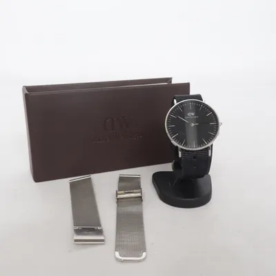 Polshorloge (Zwart, Zilver) van Daniel Wellington