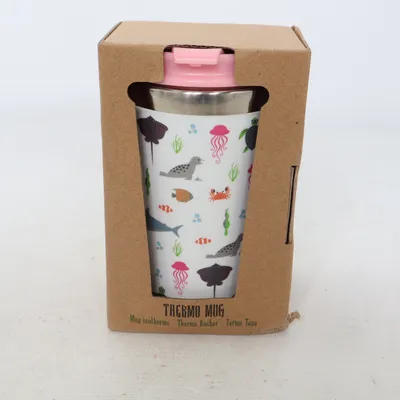 Thermos mug (White, Multicolored) from Nature Planet