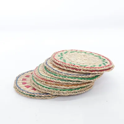Glasunderlägg (Beige, Flerfärgad)
