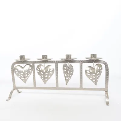 Advent candle holder (Silver)