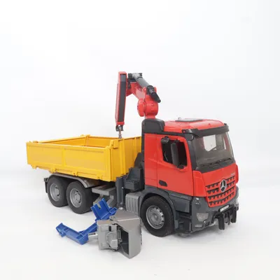 Toy car (Red, Yellow, Multicolored) from Bruder