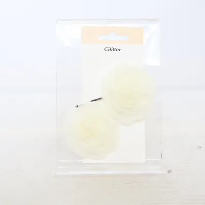 Hairpins (White) from Glitter