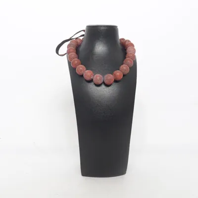 Halsband (Tillverkat av Geocity Stockholm) Bärnsten