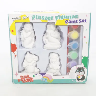 Kreasæt (Plaster Figurine Paint Set) fra Free & Easy
