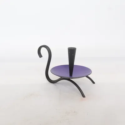Kerzenständer (Lila, Schwarz) von Ystad Metall