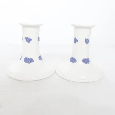 Candlestick (Bla Blom) from Gustavsberg