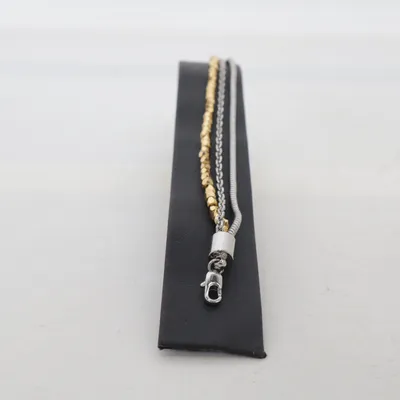 Armband (Guldfärgad, Silverfärgad) Okänd metall