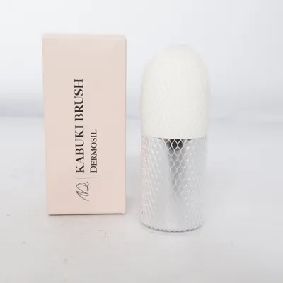 Makeup brush (White, Silver) from Dermosil