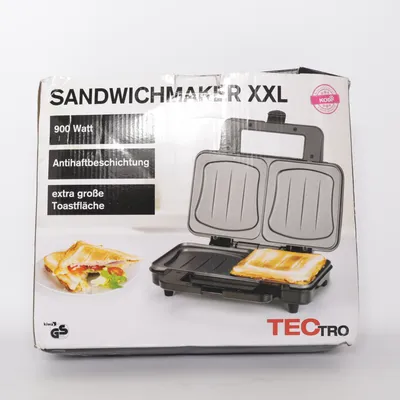 Smörgåsgrill (Silverfärgad, Svart) från Tectro