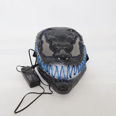 Masquerade-masker (Zwart, Blauw)