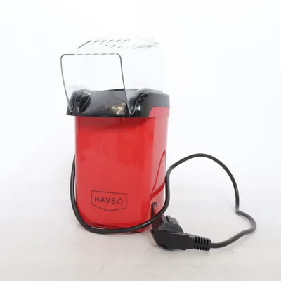 Popcornmaskin (Röd, Svart, Transparent) från Havsö