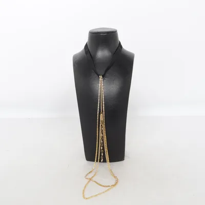 Kroppssmycke (Svart, Guldfärgad, Silverfärgad) Okänd metall