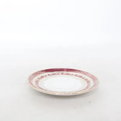 Small plate (Red, White, Gold) from Bavaria