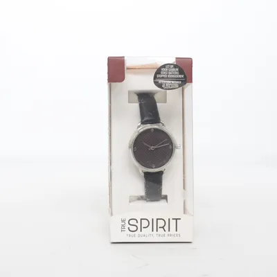 Wristwatch (Black, Silver) from True Spirit
