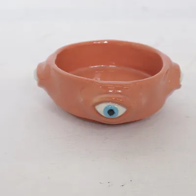 Ashtray (Red, Multicolored)