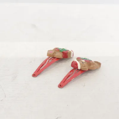 Barrette (Rouge, Marron, Multicolore)