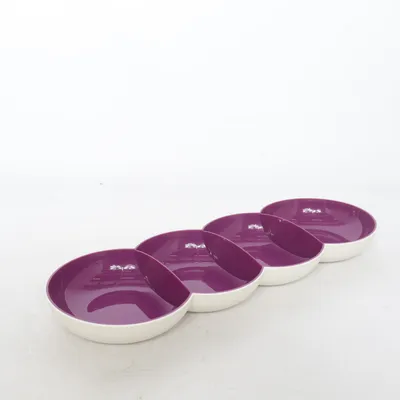 Frugtskål (Lilla, Hvid) fra Tupperware