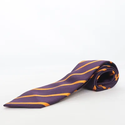 Tie (Purple, Yellow) from John Henric Silk