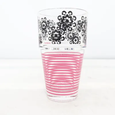 Drinking glass (Pink, Black) from Montana