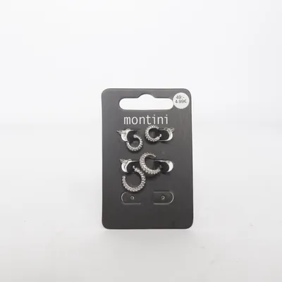 Boucles d'oreilles (Argent) de Montini Métal inconnu