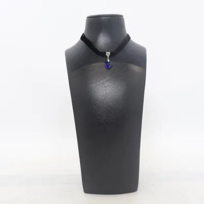 Choker (Svart, Blå) Okänd metall