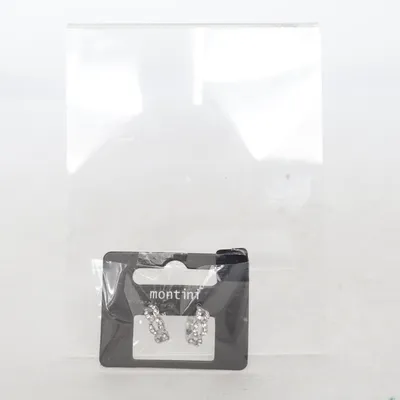 Örhängen (Silverfärgad) från Montini Tenn, Okänd metall