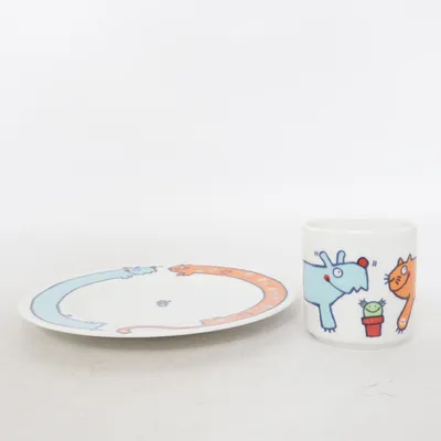 Kinderservies (Wit, Meerkleurig) van Jako-O