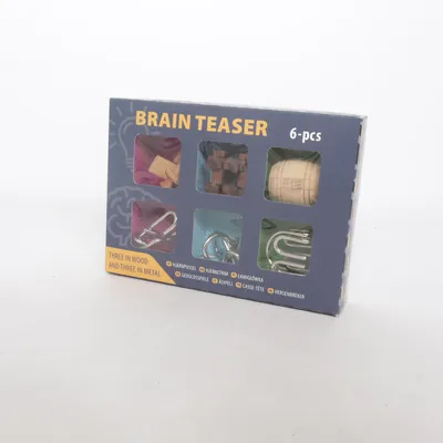 Hersenkraker puzzel (Bruin, Zilver, Meerkleurig) van Jula