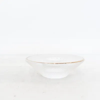 Ljusfat (Transparent, Guldfärgad) från Kosta Boda