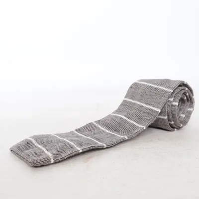 Slips (Grå, Vit) från Berg & Berg Linne, Silke