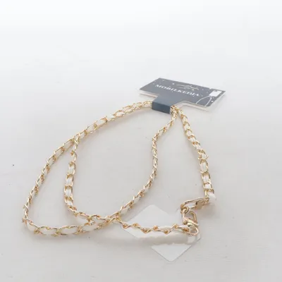 Accessoire de téléphone (Blanc, Or)