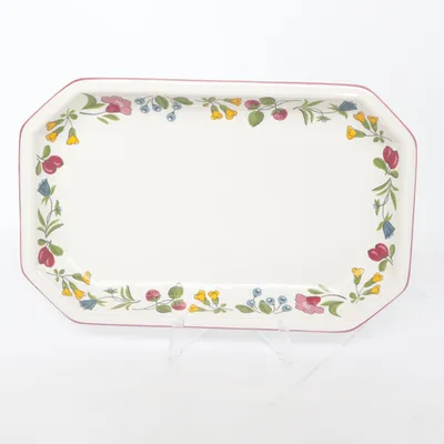 Serving platter (White, Multicolored) from Pfalzkeramik