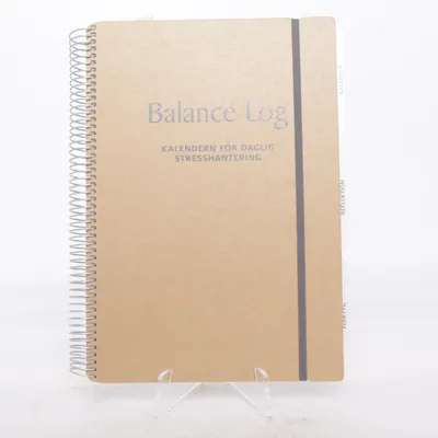 Anteckningsblock (Balance Log) från Burde